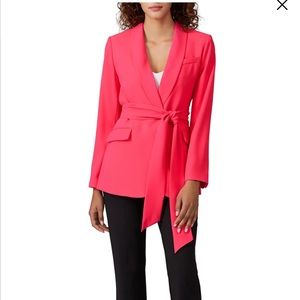 RACHEL ROY COLLECTION Pink Wrap Blazer - FLAW